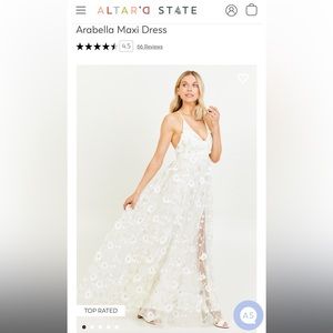 Altar’d State Arabella Maxi Dress Medium